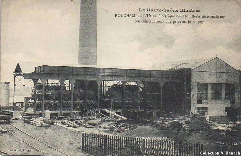 La centrale électrique en 1907