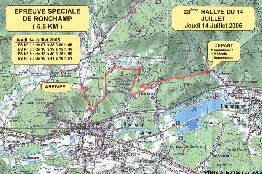 Parcours du Rallye