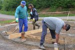 Mise en place béton