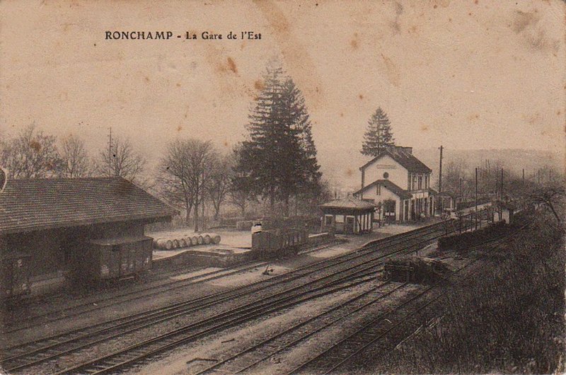 La gare de Ronchamp