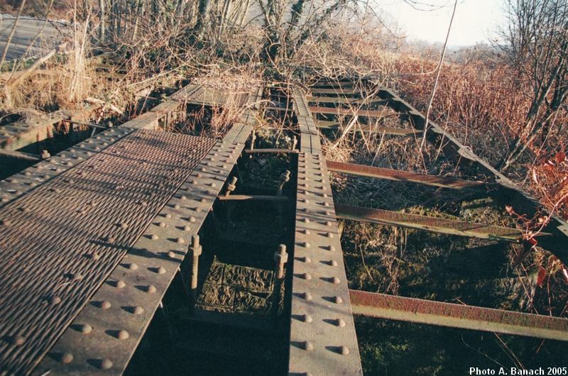 Les vestiges du pont
