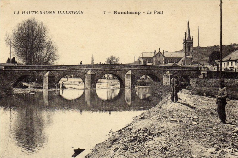 Le grand pont de Ronchamp