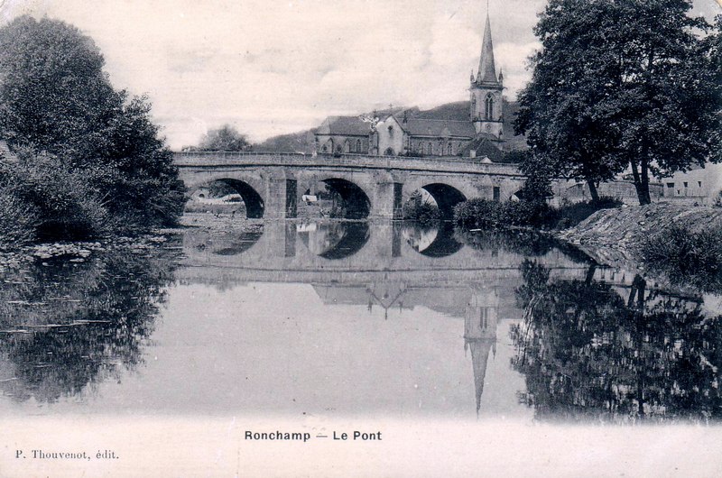 Le grand pont de Ronchamp