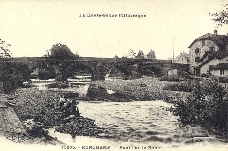 Le grand pont de Ronchamp