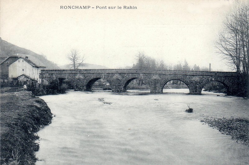 Le pont sur le Rahin