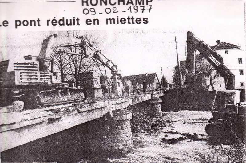 Déconstruction du pont