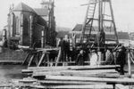 Pont en bois provisoire