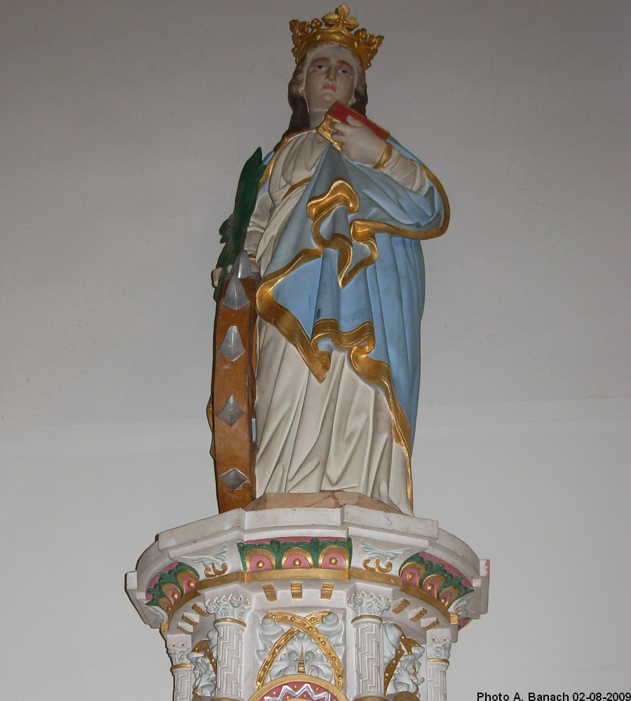 Statue de Sainte Catherine