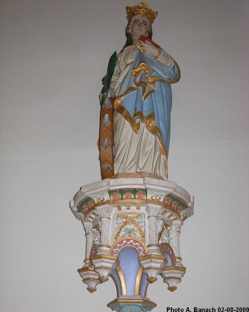 Statue de Sainte Catherine