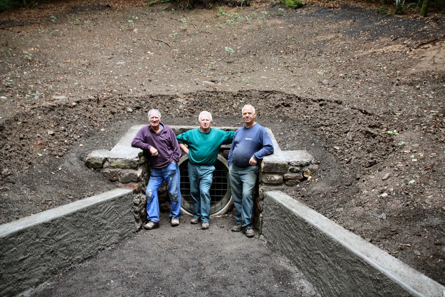 Le trio de bénévoles