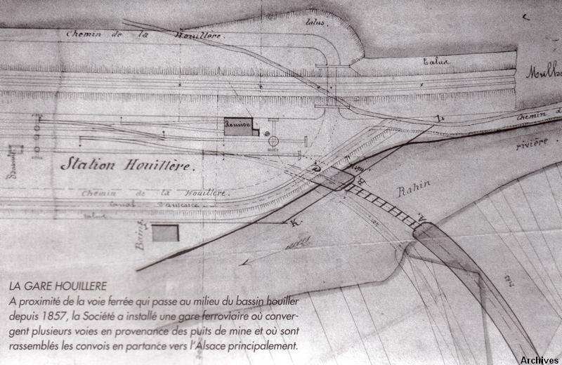 Plan de la gare houillère
