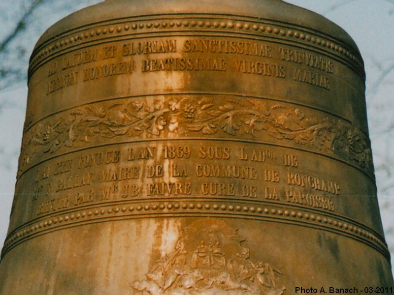 La cloche installée en 1869