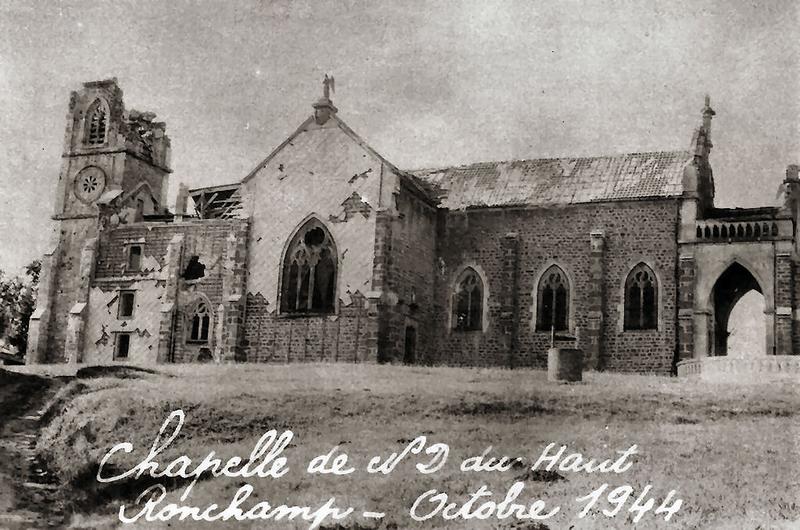 La chapelle bombardée