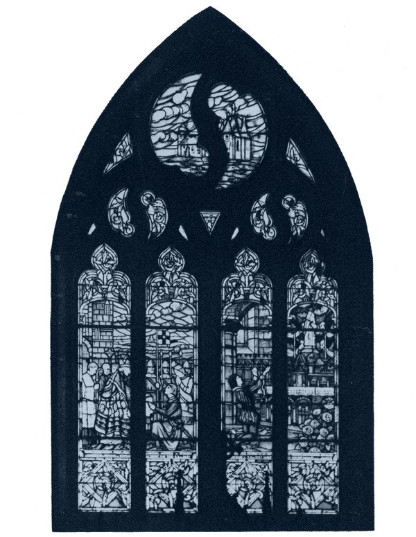 Grand vitrail nord du transept