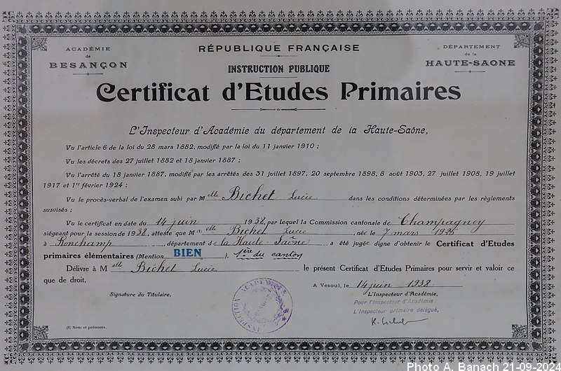 Certificat d'études primaires