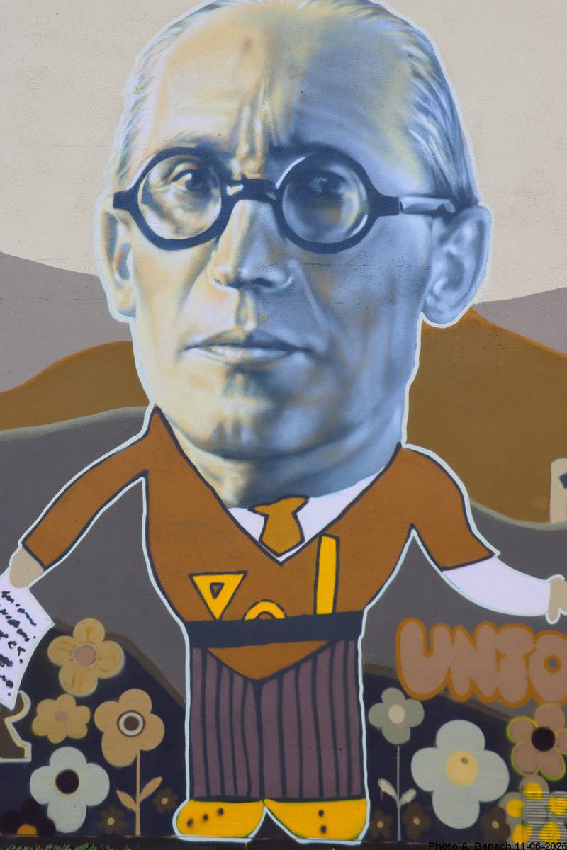 Fresque Le Corbusier