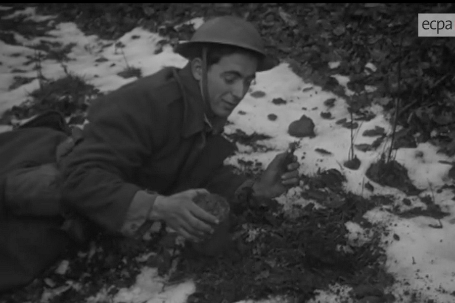 Un démineur en action