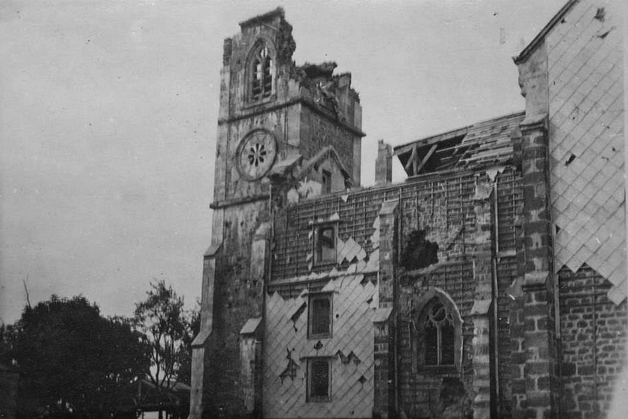 Chapelle bombardée