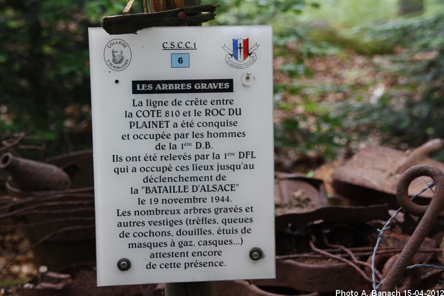 Panneau information