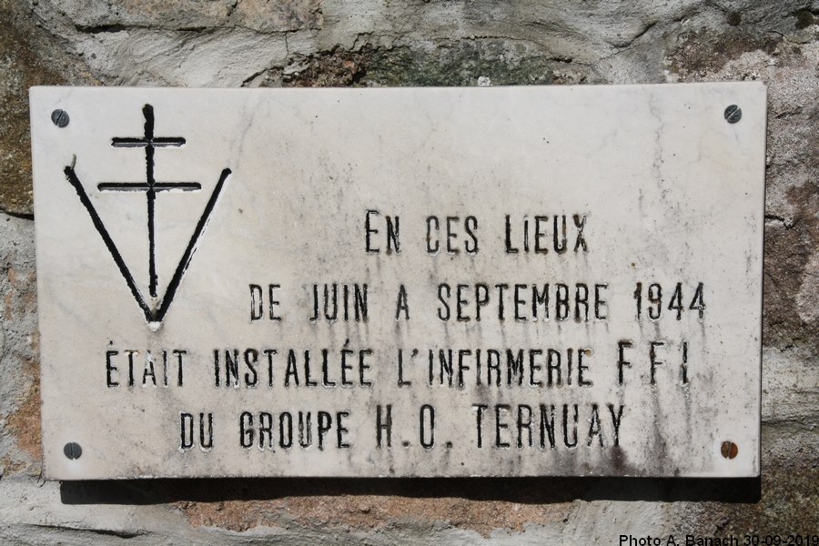 Plaque gravée