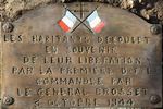 Plaque en bronze