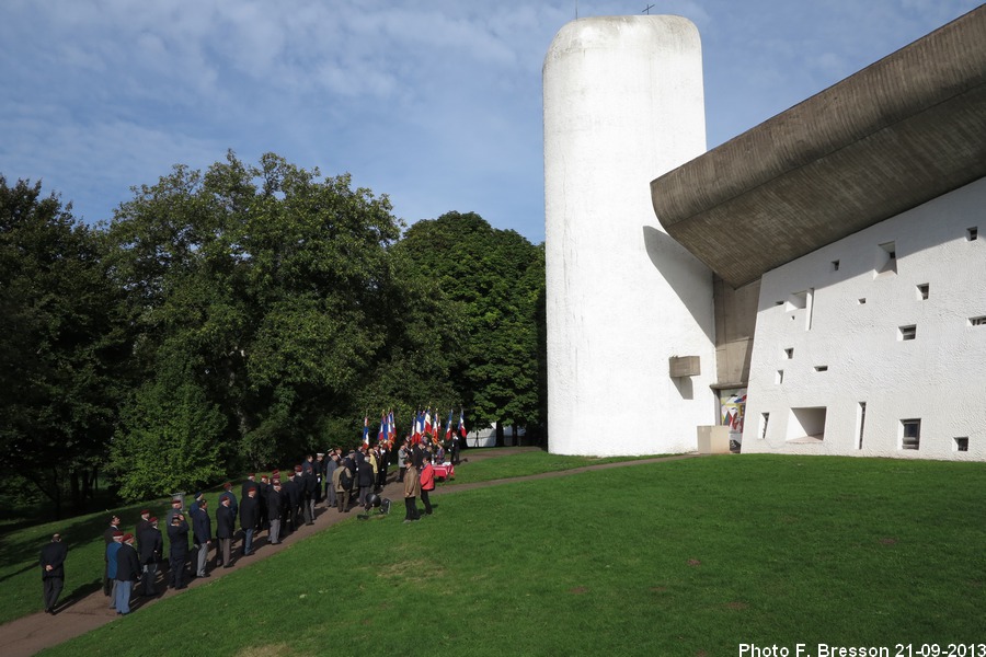 L'arrivée devant la chapelle