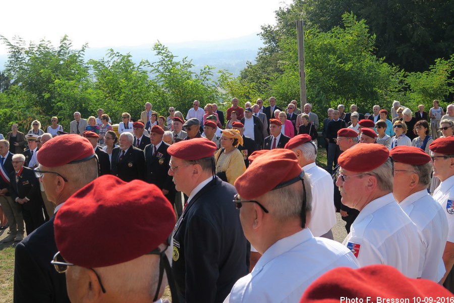 Délégations bérets rouges