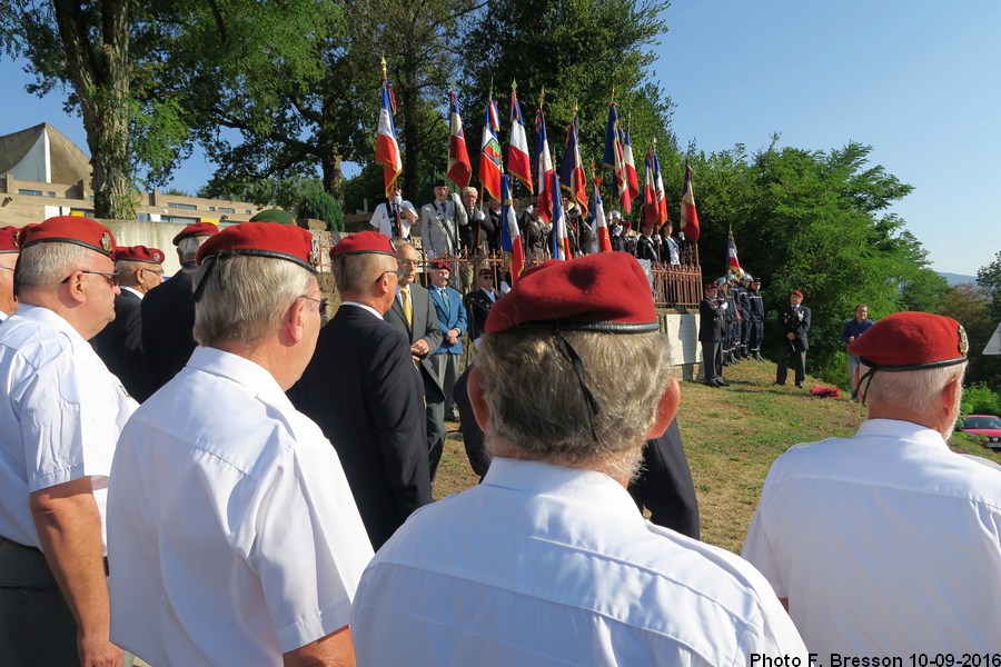 Délégations bérets rouges