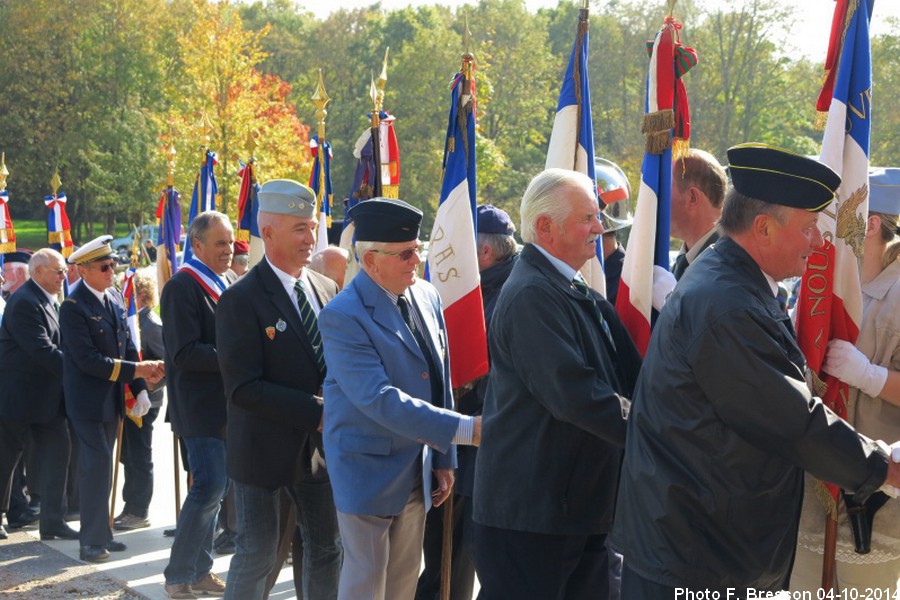 Remerciements des porte drapeaux
