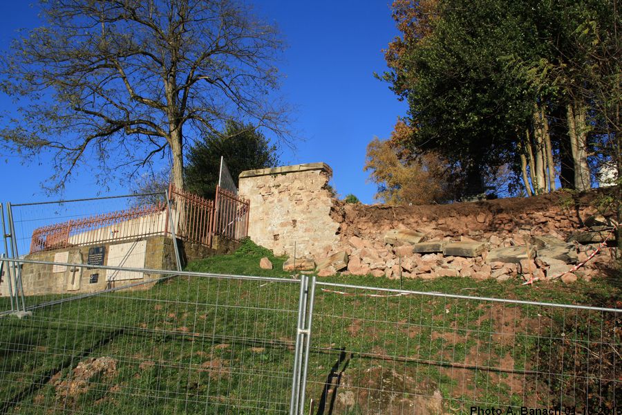 Effondrement mur